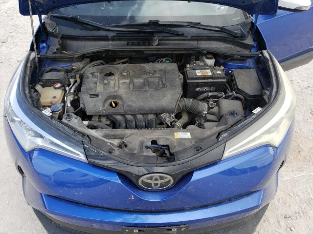 NMTKHMBX9JR004533 - 2018 TOYOTA C-HR XLE BLUE photo 11