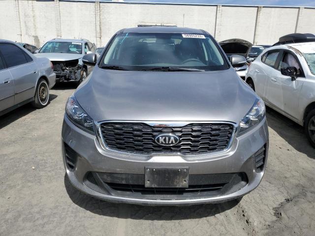 5XYPGDA56KG557276 - 2019 KIA SORENTO LX SILVER photo 5