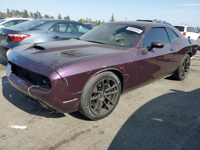 2C3CDZFJ8MH655390 - 2021 DODGE CHALLENGER R/T SCAT PACK PURPLE photo 1