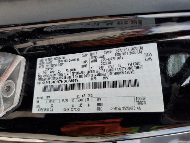 5LMTJ4DH7HUL28949 - 2017 LINCOLN MKC BLACK LABEL Schwarz Foto 12