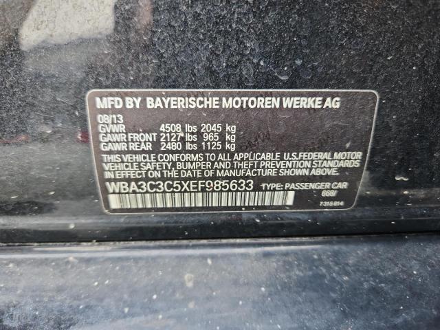 WBA3C3C5XEF985633 - 2014 BMW 320 I XDRIVE BLACK photo 12