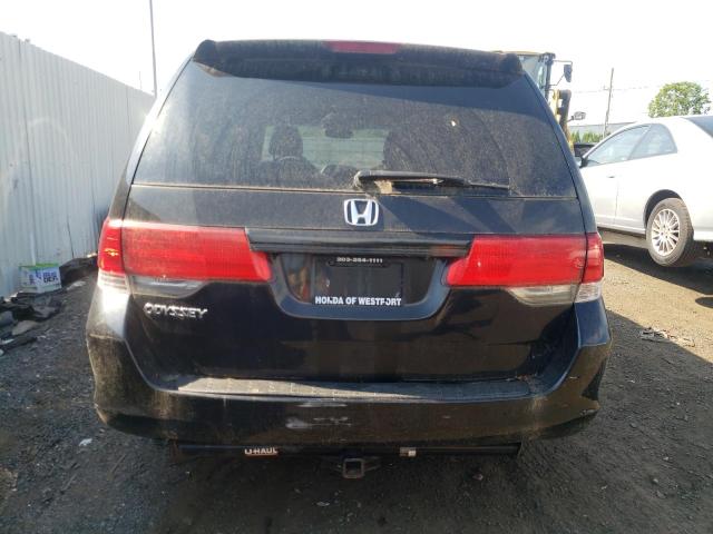 5FNRL3H71AB012453 - 2010 HONDA ODYSSEY EXL BLACK photo 6