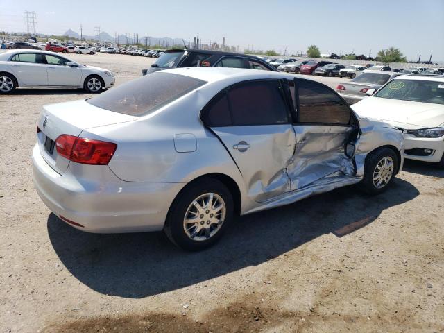 3VW2K7AJ5EM224501 - 2014 VOLKSWAGEN JETTA BASE 银色 照片 3