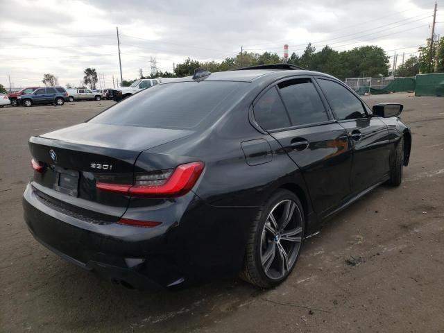 3MW5R7J04L8B31457 - 2020 BMW 330XI BLACK photo 4