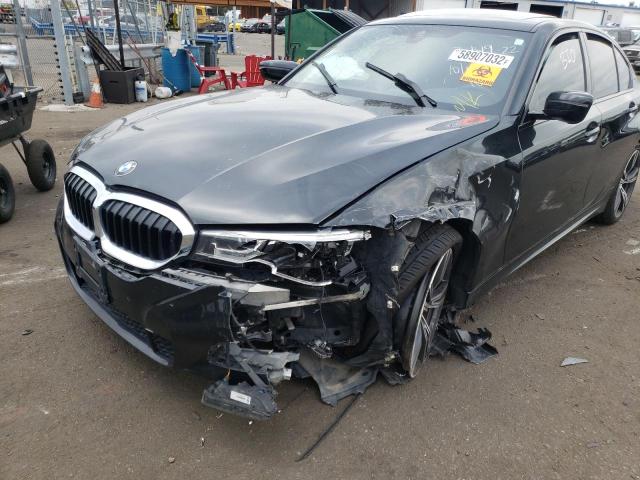 3MW5R7J04L8B31457 - 2020 BMW 330XI BLACK photo 9