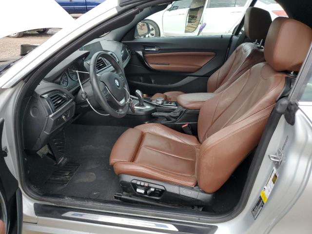 WBA2K9C38HV950664 - 2017 BMW 230I SILVER photo 7