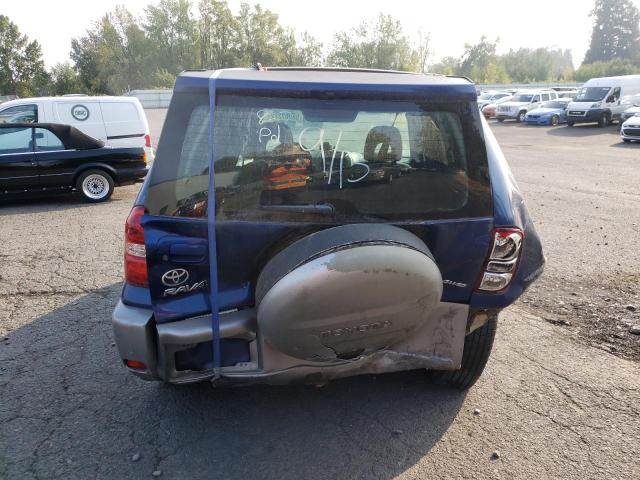 JTEHD20V356027241 - 2005 TOYOTA RAV BLUE photo 9