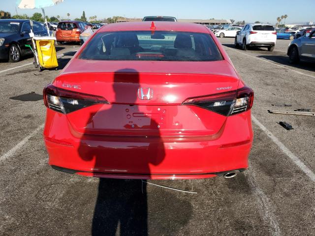 2HGFE2F53PH545921 - 2023 HONDA CIVIC SPORT 红色 照片 6