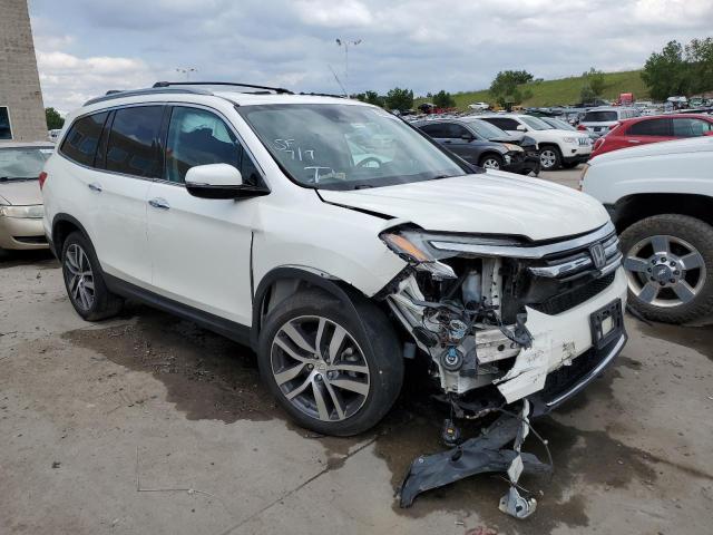 5FNYF6H09HB060378 - 2017 HONDA PILOT ELITE WHITE photo 4