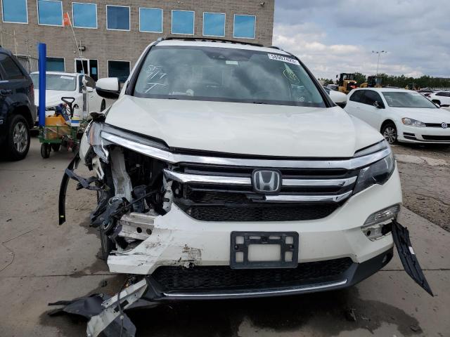 5FNYF6H09HB060378 - 2017 HONDA PILOT ELITE WHITE photo 5