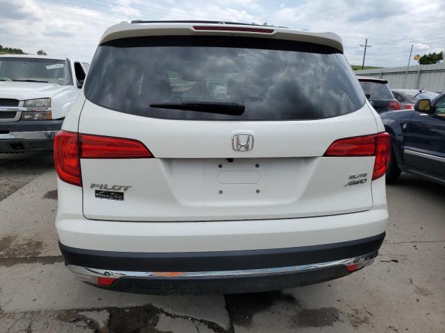 5FNYF6H09HB060378 - 2017 HONDA PILOT ELITE WHITE photo 6