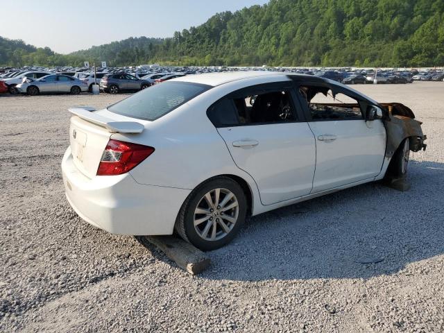 19XFB2F89CE015704 - 2012 HONDA CIVIC EX WHITE photo 3