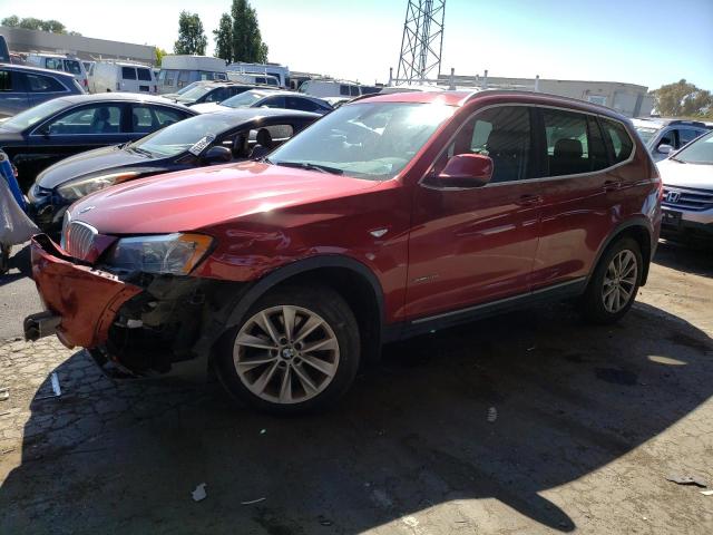 5UXWX9C59D0A27495 - 2013 BMW X3 XDRIVE28I RED photo 1