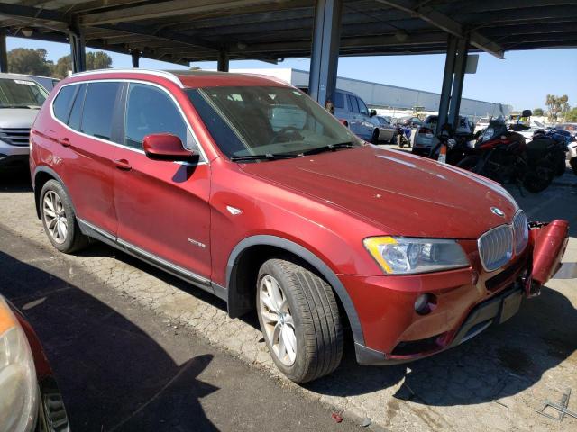 5UXWX9C59D0A27495 - 2013 BMW X3 XDRIVE28I RED photo 4