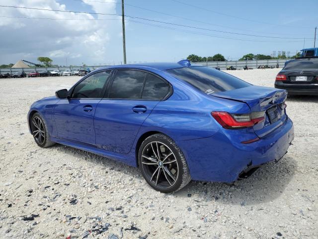 3MW5P7J04M8B54700 - 2021 BMW 330E BLUE photo 2