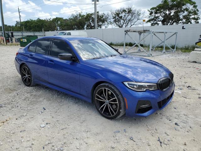 3MW5P7J04M8B54700 - 2021 BMW 330E BLUE photo 4