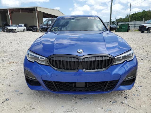 3MW5P7J04M8B54700 - 2021 BMW 330E BLUE photo 5