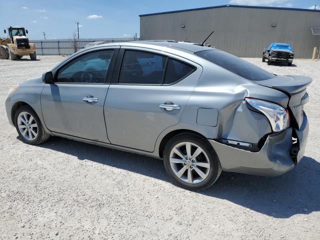 3N1CN7AP3EL851001 - 2014 NISSAN VERSA S SILVER photo 2