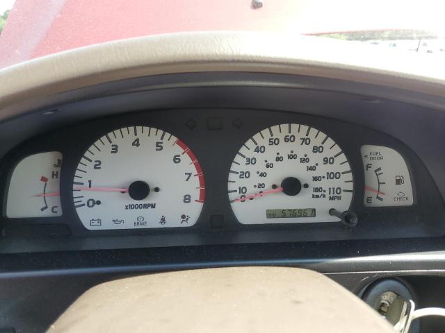 5TEGN92N13Z173284 - 2003 TOYOTA TACOMA DOUBLE CAB PRERUNNER RED photo 9