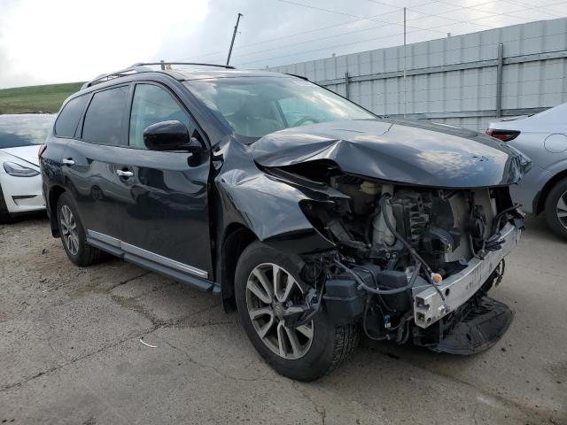 5N1AR2MM3DC673805 - 2013 NISSAN PATHFINDER S BLACK photo 4