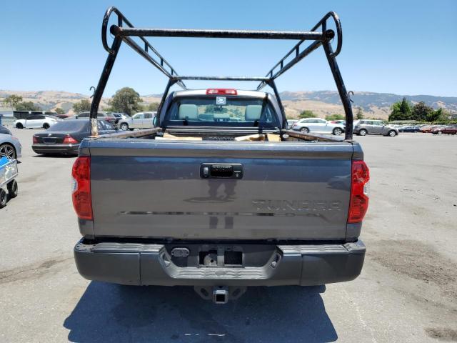 5TFTY5F10EX008522 - 2014 TOYOTA TUNDRA DOUBLE CAB SR/SR5 GRAY photo 6