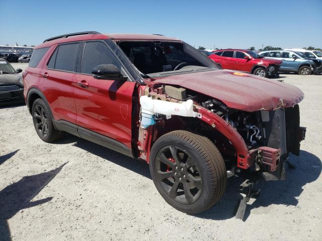 1FM5K8GC3PGB00234 - 2023 FORD EXPLORER ST RED photo 4