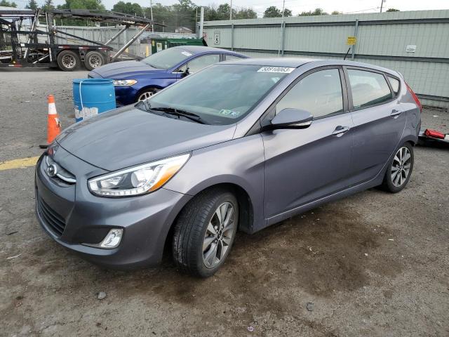 KMHCU5AE5HU345940 - 2017 HYUNDAI ACCENT SPORT GRAY photo 1