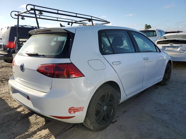 WVWKP7AU3GW916838 - 2016 VOLKSWAGEN E-GOLF SE WHITE photo 3