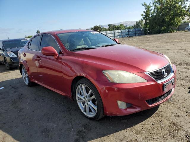 JTHBE262575016883 - 2007 LEXUS IS 350 BURGUNDY photo 4