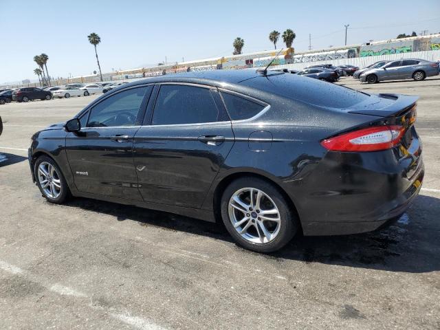 3FA6P0LU7FR305806 - 2015 FORD FUSION SE HYBRID BLACK photo 2