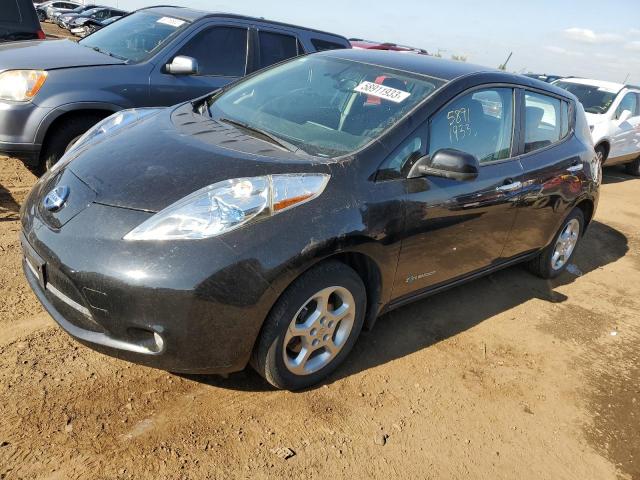 1N4AZ0CP8FC307769 - 2015 NISSAN LEAF S BLACK photo 1