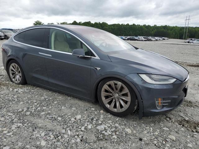 5YJXCBE20HF044623 - 2017 TESLA MODEL X GRAY photo 4