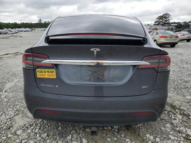 5YJXCBE20HF044623 - 2017 TESLA MODEL X GRAY photo 6