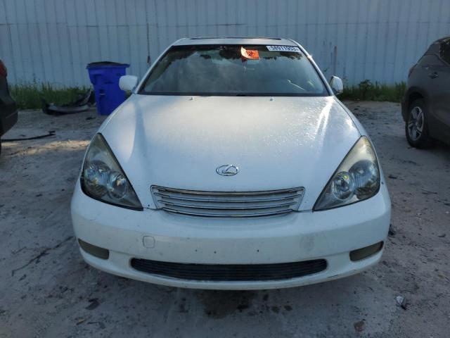 JTHBF30G720075754 - 2002 LEXUS ES 300 WHITE photo 5