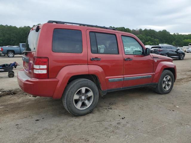 1J8GN28K78W226717 - 2008 JEEP LIBERTY SPORT RED photo 3