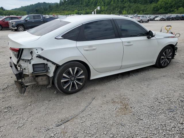 2HGFE1F75NH312387 - 2022 HONDA CIVIC EX WHITE photo 3