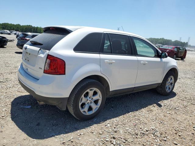 2FMDK3JCXEBB35347 - 2014 FORD EDGE SEL WHITE photo 3