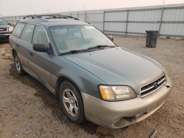 4S3BH665116636559 - 2001 SUBARU LEGACY OUTBACK TEAL photo 1