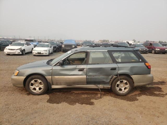 4S3BH665116636559 - 2001 SUBARU LEGACY OUTBACK TEAL photo 9