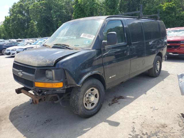 1GCGG25VX51123610 - 2005 CHEVROLET EXPRESS G2 BLACK photo 1