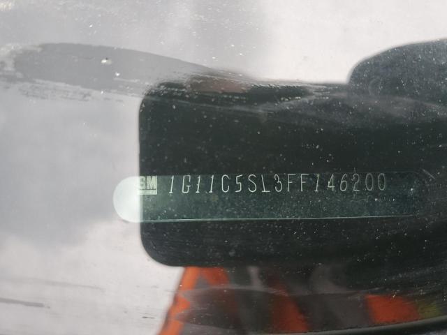1G11C5SL3FF146200 - 2015 CHEVROLET MALIBU 1LT WHITE photo 12