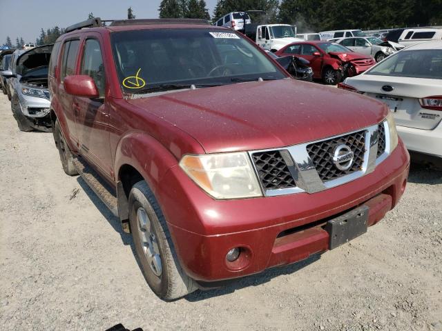 5N1AR18U95C738596 - 2005 NISSAN PATHFINDER LE წითელი ფოტო 1
