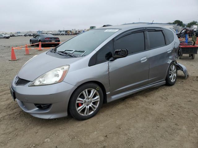 JHMGE88429S032261 - 2009 HONDA FIT SPORT GRAY photo 1