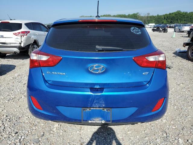 KMHD35LH3HU376098 - 2017 HYUNDAI ELANTRA GT BLUE photo 6