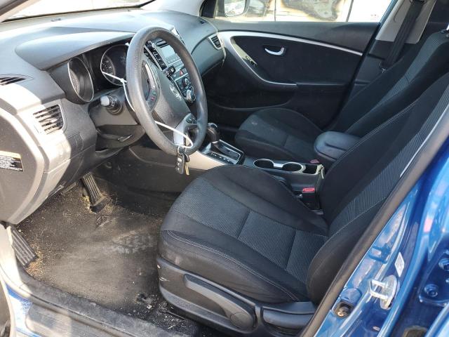 KMHD35LH3HU376098 - 2017 HYUNDAI ELANTRA GT BLUE photo 7