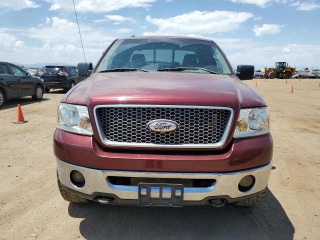 1FTPX14V46NA84020 - 2006 FORD F150 BURGUNDY photo 5