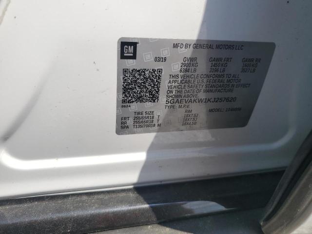 5GAEVAKW1KJ257620 - 2019 BUICK ENCLAVE ESSENCE Ağ foto 13