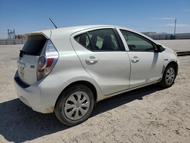 JTDKDTB30E1066684 - 2014 TOYOTA PRIUS C WHITE photo 3