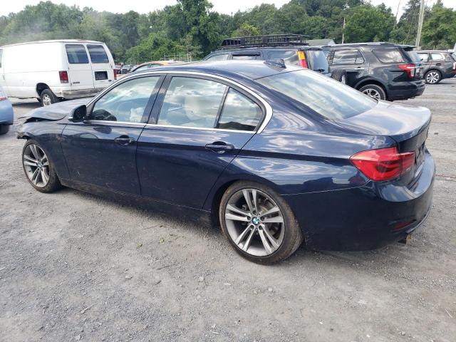 WBA8D9G31HNU63241 - 2017 BMW 330 XI أزرق صورة 2