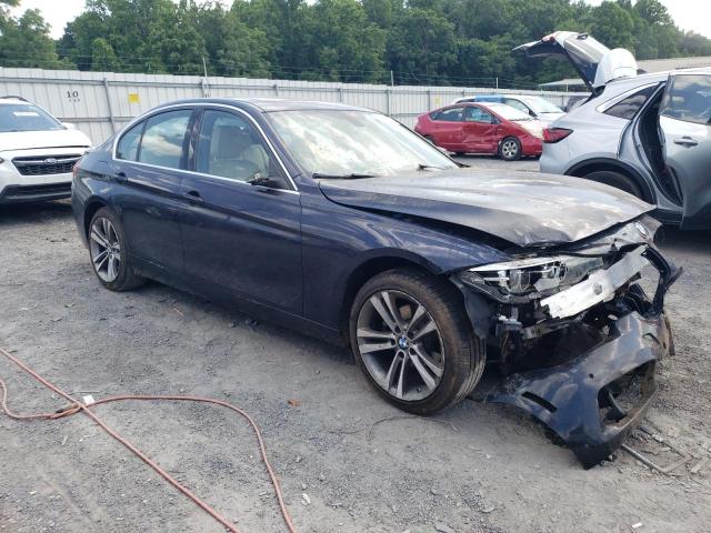 WBA8D9G31HNU63241 - 2017 BMW 330 XI أزرق صورة 4